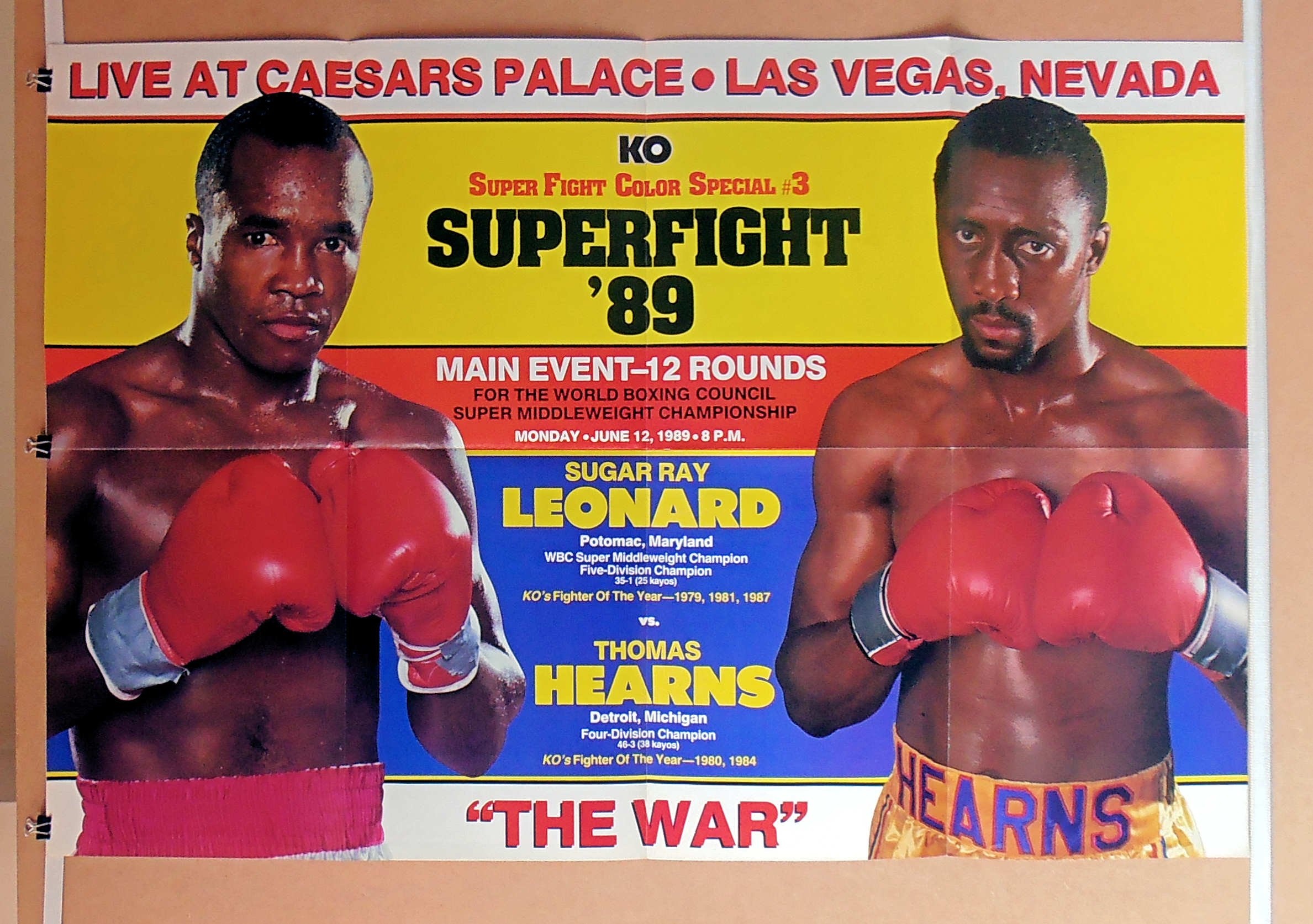 The Ring Boxing Magazine ~ March 1989 ~ Sugar Ray Leonard 